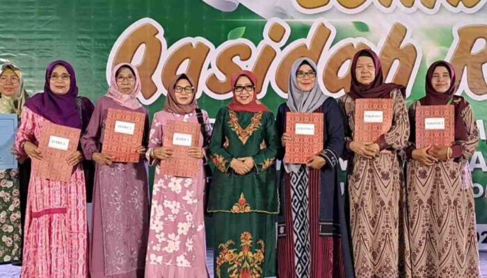 Meriahkan Harlah ke-78, Ratusan Emak-emak Jombang Antusias Ikuti Lomba Qasidah Rebana