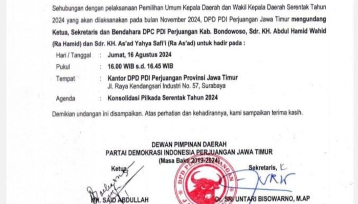 Ra Hamid Diundang DPD PDIP Jatim, Sinyal Dapat Rekom ?