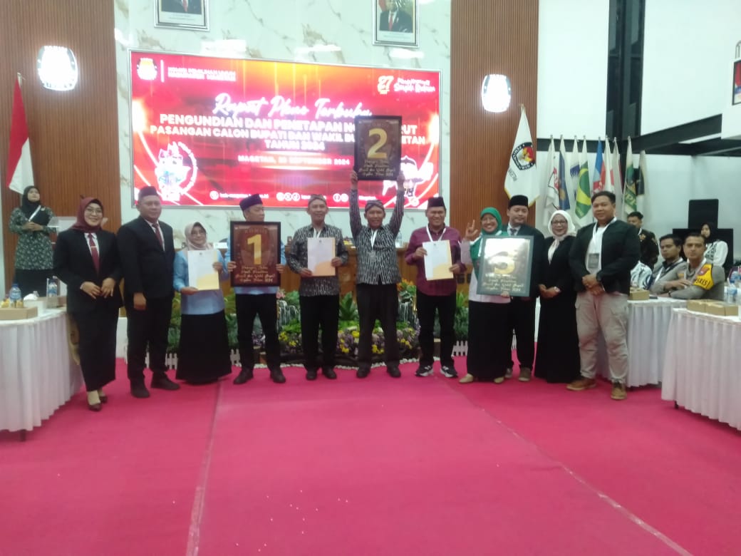 Pengundian nomor KPU Magetan