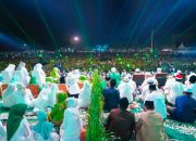 Khofifah dan Munjidah Wahab Solawatan Bareng Ribuan Muslimat Jombang