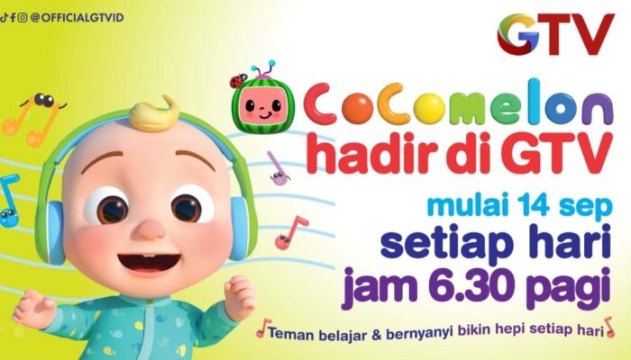 Teman Bermain Pagi si Kecil, Cocomelon Pertama Hadir di GTV