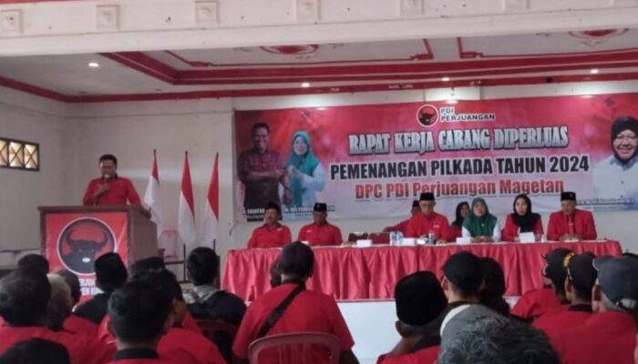 DPC PDIP Magetan Gelar Rakercab Diperluas Pemenangan Pilkada 2024