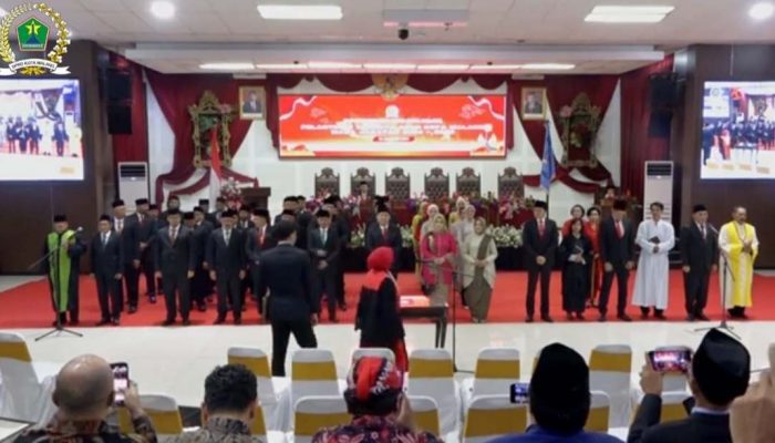 Rapat Paripurna Pengambilan Sumpah  Janji Jabatan, 45 Anggota DPRD Kota Malang Periode 2024-2029