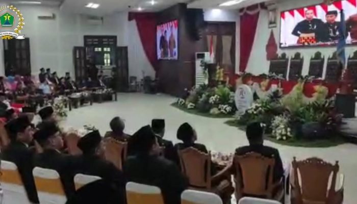 Rapat Paripurna Istimewa DPRD Kota Malang Dengarkan Pidato Kenegaraan Presiden RI