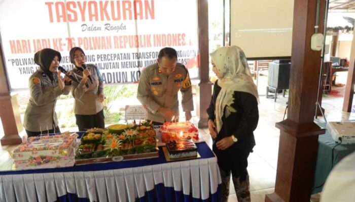 Kapolres Madiun Kota Apresiasi Kegiatan Sosial Polwan di HUT ke-76