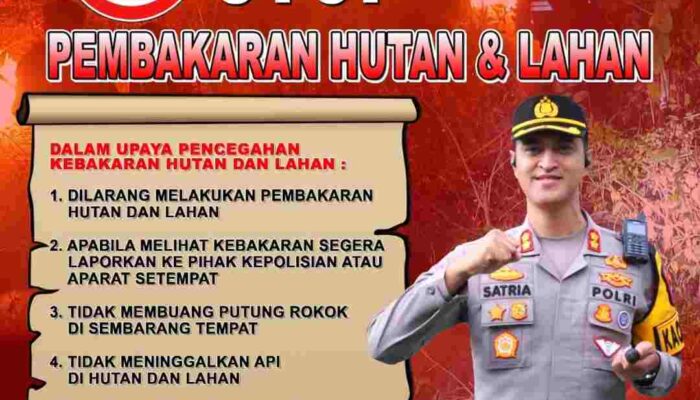 Kapolres Magetan Terbitkan Larangan Cegah Karhutla