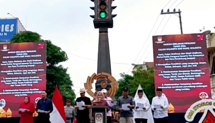 Titik Nol, Saksi Bisu Janji Paslon Pilwako Madiun Siap Disanksi Jika Langgar Aturan