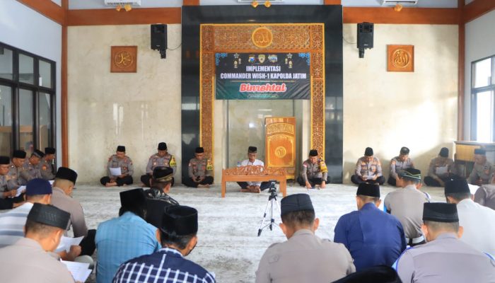 Polres Ngawi Beri Binrohtal Casis Bintara Polri 2024