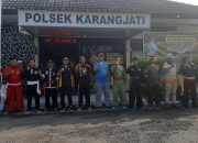 Polsek Karangjati Olahraga Bersama Paguyuban Pencak Silat