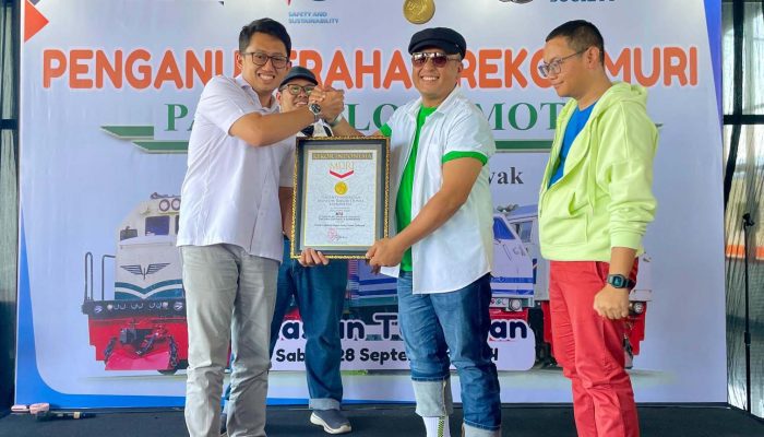 Peringati HUT KAI ke-79, Daop 8 Surabaya Raih Rekor MURI di Parade Lokomotif, Livery Varian Terbanyak