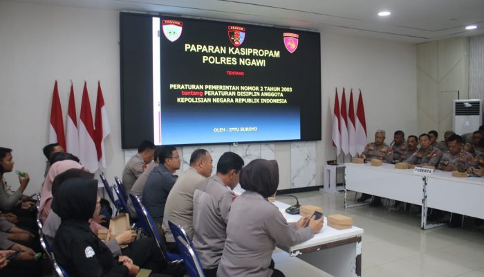 Polres Ngawi Sosialisasi PP Nomor 2 Tahun 2003
