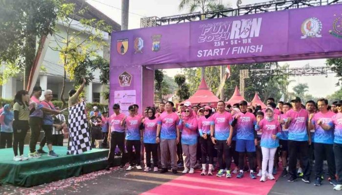 HUT ke-79 TNI dan Harjabo, Kodim 0813 Gelar Fun Run 2024