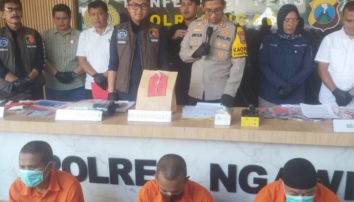 Polres Ngawi Bekuk Begal Payudara di Jalan Raya