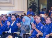 Hadiri Rakerda Partai Demokrat Jatim, Khofifah Pesan Jaga Tiap TPS