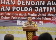 Ini Upaya Polda Gandeng Awak Media Jaga Kondusivitas Pilkada 2024 di Jatim