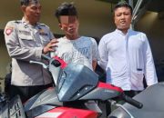 Gasak Motor di Kenjeran, Pria Ini Bengep Dimassa