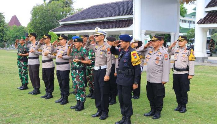 Polres Ngawi Apel Gelar Pasukan Pengamanan VVIP Wakil Presiden RI