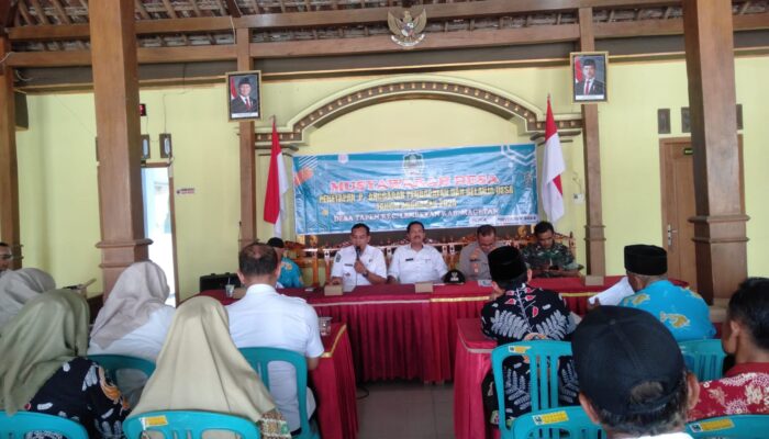 Musdes Desa Tapen-Lembeyan Tetapkan Perubahan APBDes