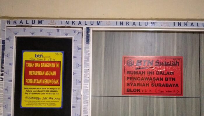 Salah Pasang Stiker Tunggakan Debitur, Cabang BTN Syariah Madiun Angkat Bicara