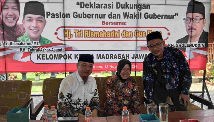 Madrasah Jatim Bersatu, Deklarasi Menangkan Risma-Gus Hans