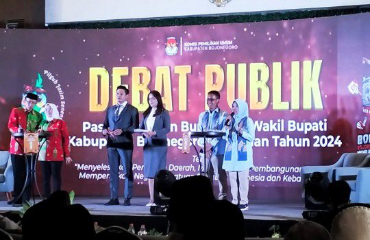 Debat Paslon Bupati Bojonegoro Dijaga Ketat Aparat