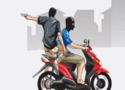 Door ! Maling Motor Surabaya Mati Usai Lempar Bom Ikan ke Polisi
