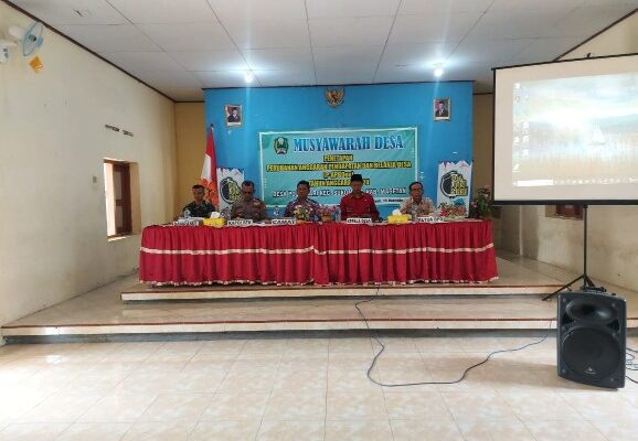 Pemdes Pojok Sari Magetan Sahkan Perubahan APBDes