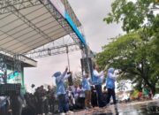 Kampanye Akbar Paslon 02, Meski Hujan Lebat Masyarakat Tetap Antusias