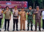 Pj Sekda Bojonegoro dan Forkopimda Apel Jelang Coblosan