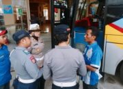 Satlantas Polres Ngawi Gelar Ramp Check, Pastikan Keselamatan Penumpang