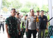 Kapolres dan Dandim 0803 Madiun Tinjau Rapat Pleno Rekapitulasi Penghitungan Suara di PPK