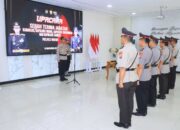 Kapolres Ngawi Pimpin Sertijab Kabag Log dan Tiga Kapolsek