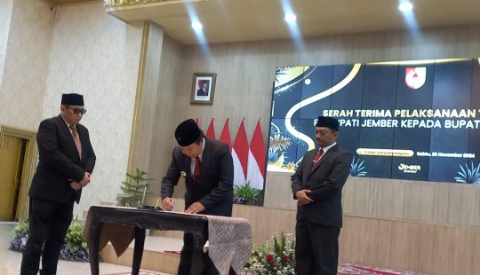 Hendy-Firjaun Kembali Jabat Bupati dan Wabup Jember, Berikut Ini 3 Instruksinya