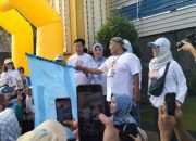 Ribuan Warga Bojonegoro dan Sahabat 88 Relawan WaNur Gelar Jalan Sehat