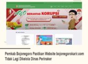 Website Bojonegorokarir.com Pemkab Bojonegoro Lepas dari Dinas Perinaker