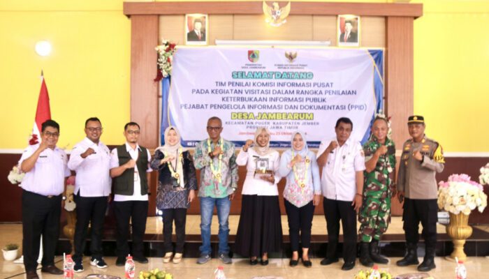 Kades Jambearum Terima Kunjungan Tim Komisi Informasi Jatim