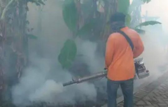 Pemkot Mojokerto Lakukan Fogging di Empat Kelurahan Pasca Banjir