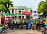 HUT Korem 081 DSJ ke 61 Dirayakan Fun Bike dan Senam