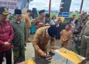 Tingkatkan Akses Perekonomian Lokal, Bupati Sanusi Resmikan Jalan Usaha Tani