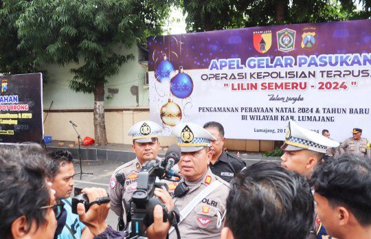 Satlantas Polres Lumajang Siaga Nataru, Antisipasi Kemacetan
