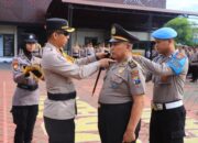 Kapolres Ngawi Pimpin Upacara Kenaikan Pangkat Pengabdian