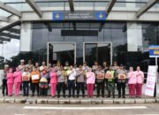Kapolres Madiun Kota dan Pengurus Bhayangkari Kunjungi Pospam dan Posyan