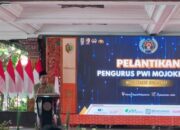 PWI Jatim Lantik Pengurus PWI Mojokerto Raya 2024-2027