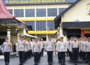 Kapolres Madiun Kota Pimpin Apel Antisipasi Bencana Alam
