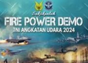 TNI AU Unjuk Kekuatan di Langit Pandanwangi Lumajang