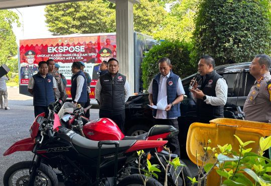 Polres Mojokerto Kota Ungkap Jaringan Narkoba dan TPPU, Sita Aset Miliaran Rupiah