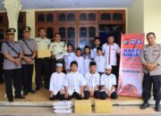 Peduli Sesama, Satbinmas Polres Ngawi Gelar Bakti Sosial Peringati HUT Satpam ke-44