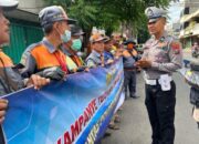 Satlantas Polres Mojokerto Kota Sosialisas Tertib Lantas Bagi Juru Parkir