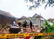 Blaar ! LPG di Rumah Polisi Ini Meledak, Dua Nyawa Warga Mojokerto Melayang, Empat Rumah Rusak
