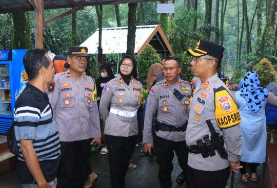 Kapolres Cek Pengamanan Objek Wisata Ngawi